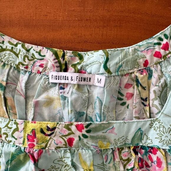 Figueroa & Flower 3/4 Border Print Sleeve Blouse - Picture 11 of 11